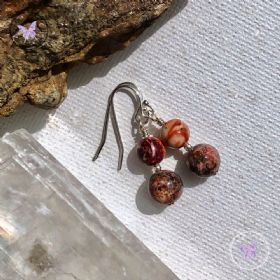 Leopard Skin Jasper Earrings